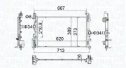 Kühler, Motorkühlung MAGNETI MARELLI 350213209300