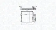 Kühler, Motorkühlung MAGNETI MARELLI 350213211600