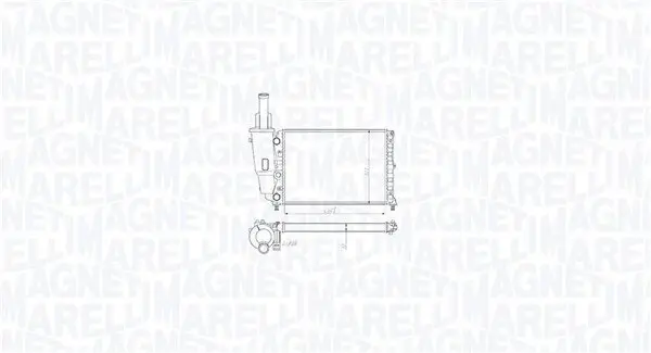 Kühler, Motorkühlung MAGNETI MARELLI 350213212100