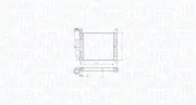 Kühler, Motorkühlung MAGNETI MARELLI 350213212200