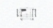 Kühler, Motorkühlung MAGNETI MARELLI 350213212700