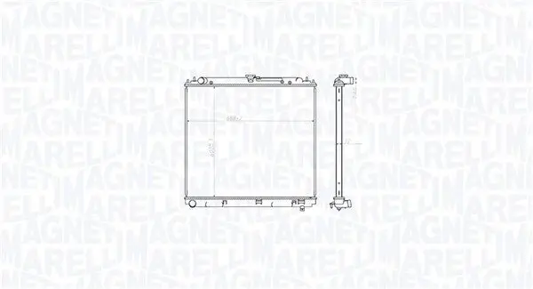 Kühler, Motorkühlung MAGNETI MARELLI 350213212800