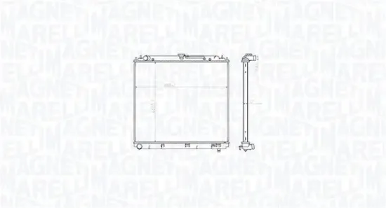 Kühler, Motorkühlung MAGNETI MARELLI 350213212800 Bild Kühler, Motorkühlung MAGNETI MARELLI 350213212800