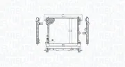 Kühler, Motorkühlung MAGNETI MARELLI 350213214100