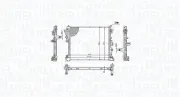 Kühler, Motorkühlung MAGNETI MARELLI 350213214300