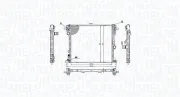 Kühler, Motorkühlung MAGNETI MARELLI 350213214400