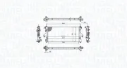 Kühler, Motorkühlung MAGNETI MARELLI 350213215400
