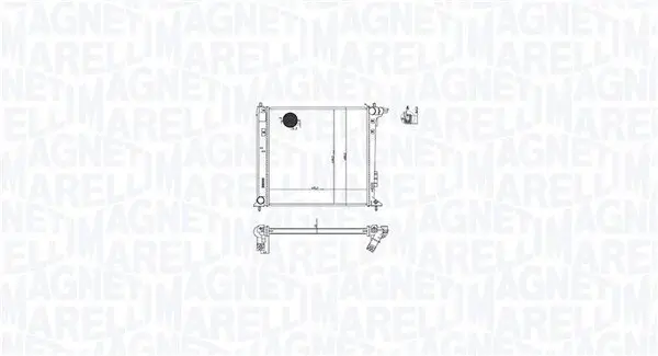Kühler, Motorkühlung MAGNETI MARELLI 350213216200