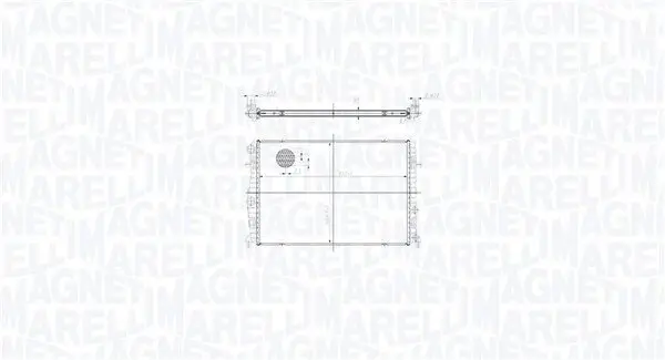 Kühler, Motorkühlung MAGNETI MARELLI 350213217400