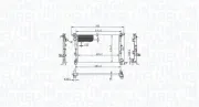 Kühler, Motorkühlung MAGNETI MARELLI 350213217900