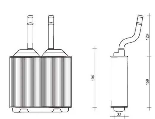 Wärmetauscher, Innenraumheizung MAGNETI MARELLI 350218261000 Bild Wärmetauscher, Innenraumheizung MAGNETI MARELLI 350218261000