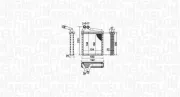 Wärmetauscher, Innenraumheizung MAGNETI MARELLI 350218442000