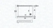 Wärmetauscher, Innenraumheizung MAGNETI MARELLI 350218473000