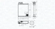 Wärmetauscher, Innenraumheizung MAGNETI MARELLI 350218486000