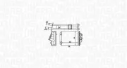 Wärmetauscher, Innenraumheizung MAGNETI MARELLI 350218491000
