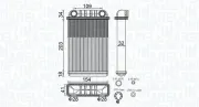 Wärmetauscher, Innenraumheizung MAGNETI MARELLI 350218512000