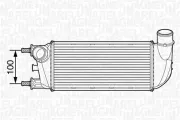 Ladeluftkühler MAGNETI MARELLI 351319201490