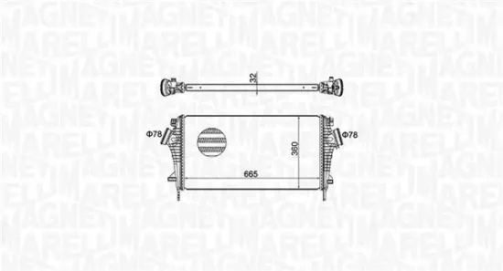 Ladeluftkühler MAGNETI MARELLI 351319204440 Bild Ladeluftkühler MAGNETI MARELLI 351319204440
