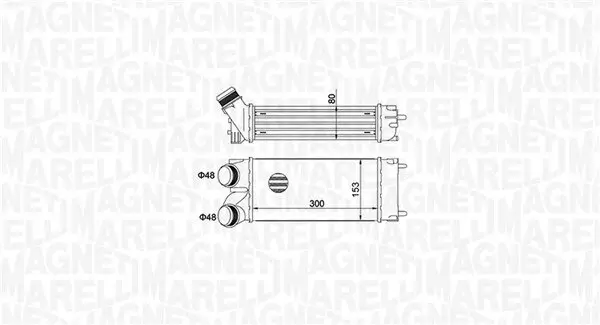 Ladeluftkühler MAGNETI MARELLI 351319204670