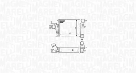 Ladeluftkühler MAGNETI MARELLI 351319205160 Bild Ladeluftkühler MAGNETI MARELLI 351319205160