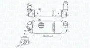 Ladeluftkühler MAGNETI MARELLI 351319205700