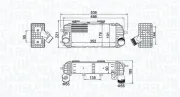 Ladeluftkühler MAGNETI MARELLI 351319205760