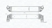 Ladeluftkühler MAGNETI MARELLI 351319205860