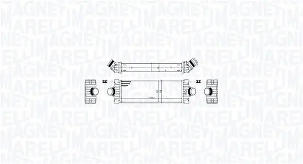 Ladeluftkühler MAGNETI MARELLI 351319206050