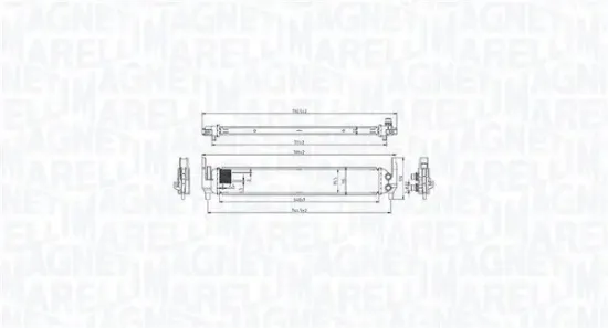 Ladeluftkühler MAGNETI MARELLI 351319206060 Bild Ladeluftkühler MAGNETI MARELLI 351319206060