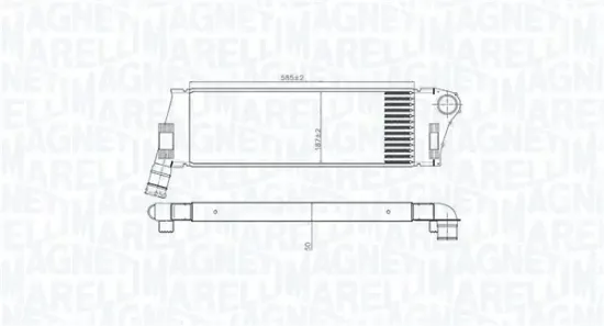 Ladeluftkühler MAGNETI MARELLI 351319206240 Bild Ladeluftkühler MAGNETI MARELLI 351319206240