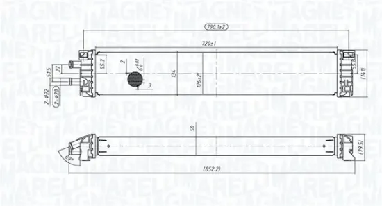 Ladeluftkühler MAGNETI MARELLI 351319206270 Bild Ladeluftkühler MAGNETI MARELLI 351319206270