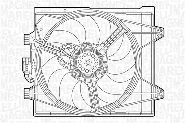 Lüfter, Motorkühlung 12 V MAGNETI MARELLI 069422448010