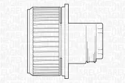 Innenraumgebläse 12 V MAGNETI MARELLI 069412523010