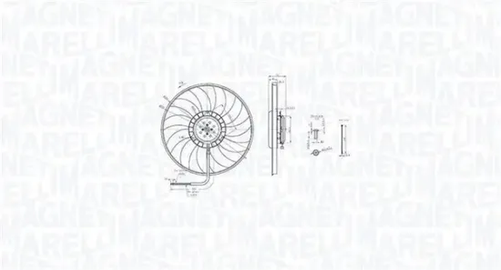 Lüfter, Motorkühlung 12 V MAGNETI MARELLI 069422848010 Bild Lüfter, Motorkühlung 12 V MAGNETI MARELLI 069422848010