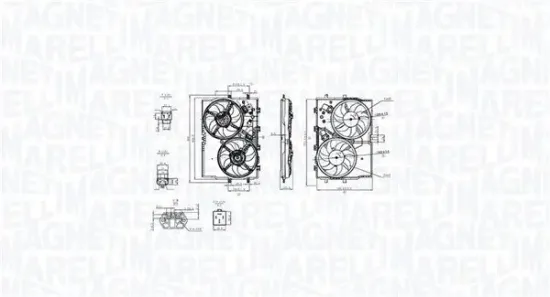 Lüfter, Motorkühlung 12 V MAGNETI MARELLI 069422853010 Bild Lüfter, Motorkühlung 12 V MAGNETI MARELLI 069422853010