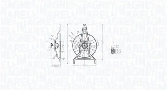 Lüfter, Motorkühlung 12 V MAGNETI MARELLI 069422867010 Bild Lüfter, Motorkühlung 12 V MAGNETI MARELLI 069422867010