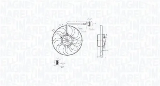 Lüfter, Motorkühlung 12 V MAGNETI MARELLI 069422876010 Bild Lüfter, Motorkühlung 12 V MAGNETI MARELLI 069422876010