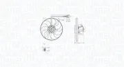 Lüfter, Motorkühlung 12 V MAGNETI MARELLI 069422877010