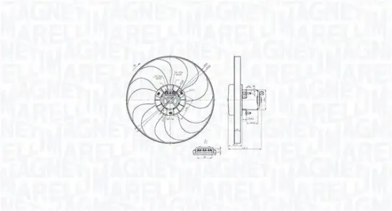 Lüfter, Motorkühlung 12 V MAGNETI MARELLI 069422879010 Bild Lüfter, Motorkühlung 12 V MAGNETI MARELLI 069422879010