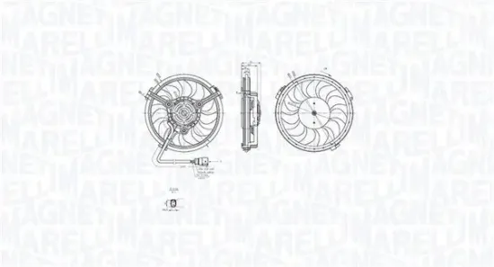 Lüfter, Motorkühlung 12 V MAGNETI MARELLI 069422880010 Bild Lüfter, Motorkühlung 12 V MAGNETI MARELLI 069422880010