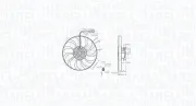 Lüfter, Motorkühlung 12 V MAGNETI MARELLI 069422886010