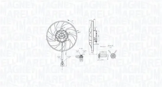 Lüfter, Motorkühlung 12 V MAGNETI MARELLI 069422890010 Bild Lüfter, Motorkühlung 12 V MAGNETI MARELLI 069422890010