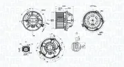 Innenraumgebläse 12 V MAGNETI MARELLI 069412389010