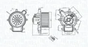 Innenraumgebläse 12 V MAGNETI MARELLI 069412398010