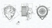 Innenraumgebläse 12 V MAGNETI MARELLI 069412403010