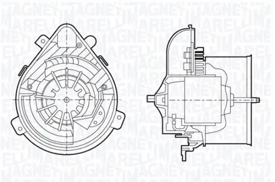 Innenraumgebläse 12 V MAGNETI MARELLI 069412695010 Bild Innenraumgebläse 12 V MAGNETI MARELLI 069412695010