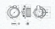 Innenraumgebläse 12 V MAGNETI MARELLI 069412722010