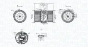 Innenraumgebläse 12 V MAGNETI MARELLI 069412748010