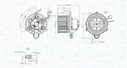 Innenraumgebläse 12 V MAGNETI MARELLI 069412752010