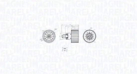 Innenraumgebläse 12 V MAGNETI MARELLI 069412757010 Bild Innenraumgebläse 12 V MAGNETI MARELLI 069412757010